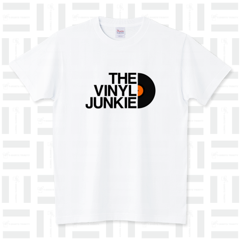 THE VINYL JUNKIE (バイナルジャンキー) スタンダードTシャツ(5.6オンス)