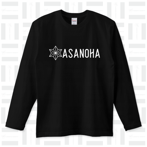 ASANOHA Tシャツ(ホワイトロゴ)