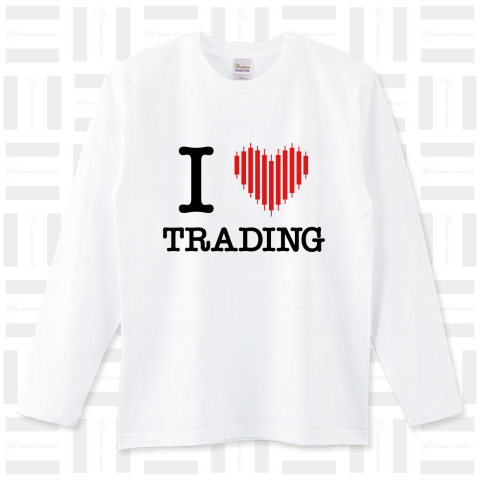 I Love Trading ♡がチャートになってます  トレーダー トレード 投資 仮想通貨 暗号通貨 FX 株 先物 トレーダーさんにオススメです