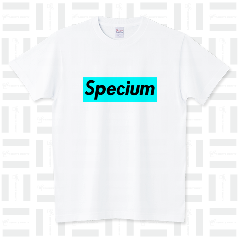 スペシウム Specium ロゴ BLUE BOX スタンダードTシャツ(5.6オンス)