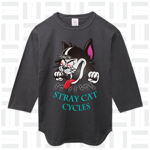ローブローアート 1 【 STRAY CAT CYCLES 】ニューヨークフォント
