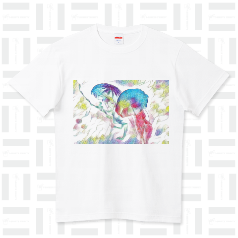 jellyfish01_art5 ～クラゲ～ ハイクオリティーTシャツ(5.6オンス)