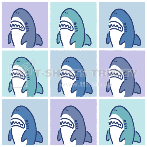 9匹のサメ