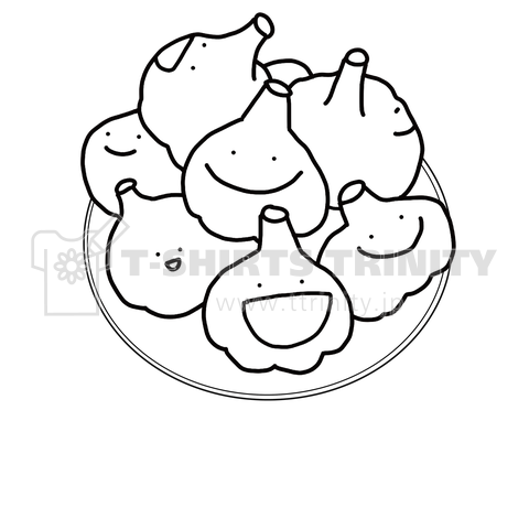 NIN NIKU PARTY 白い文字(カスタマイズ可能)