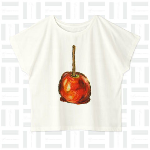 りんご飴。 ドルマンTシャツ(4.3オンス)