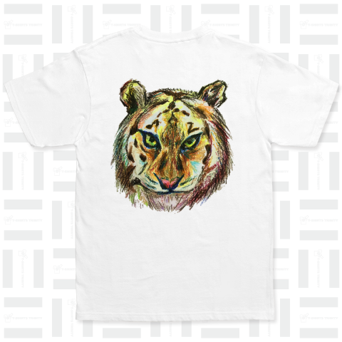 虎。 ベーシックTシャツ(5.0オンス)