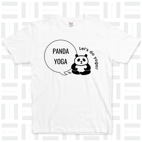 PANDA YOGA NO.1 ベーシックTシャツ(5.0オンス)