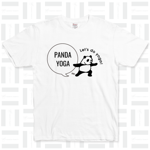 PANDA YOGA NO.3 ベーシックTシャツ(5.0オンス)
