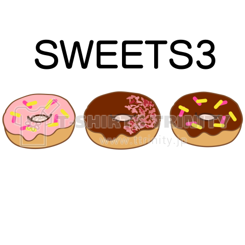 Sweet 3 donuts