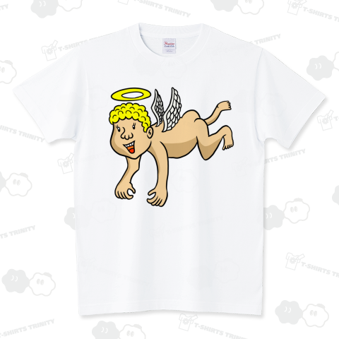 かわいい天使とかわいい悪魔 スタンダードTシャツ(5.6オンス)