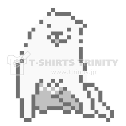 ドット絵ゆる犬 デザインtシャツ通販 Tシャツトリニティ