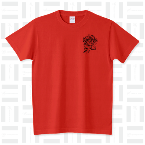 薔薇 スタンダードTシャツ(5.6オンス)