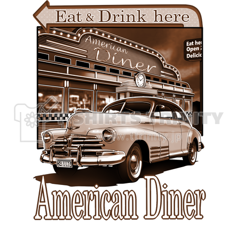 AMERICANDINER Sepia