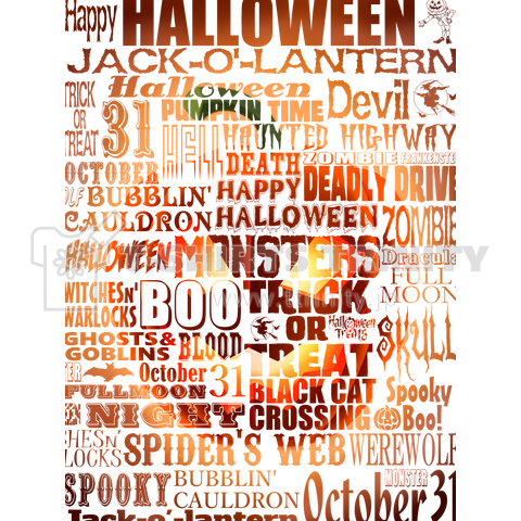 HALLOWEEN Vocabulary PAMPKIN Ver.