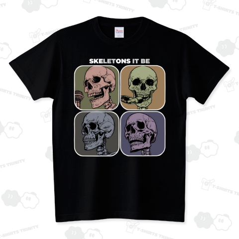 SKELETONS IT BE スタンダードTシャツ(5.6オンス)