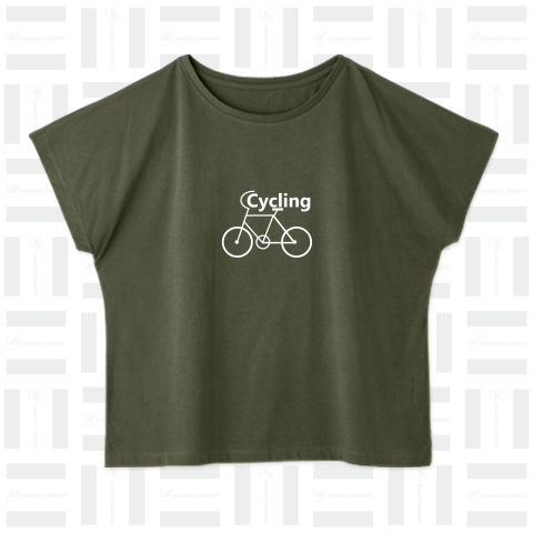 休日にCyclingを楽しむTシャツ