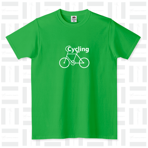 休日にCyclingを楽しむTシャツ