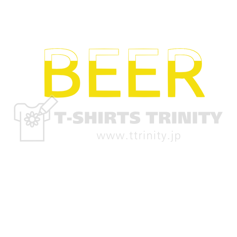 【BEER】Tシャツ ※両面印刷