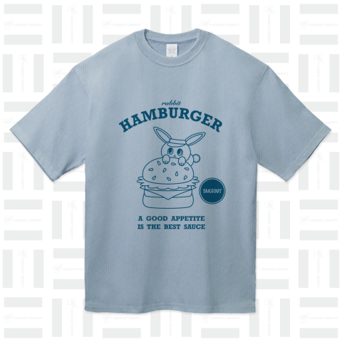 ハンバーガー/ブルー