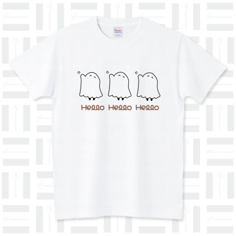 Hello!おばけ スタンダードTシャツ(5.6オンス)