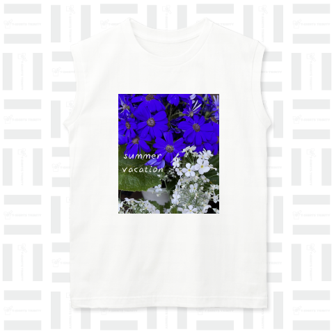 夏休みのお花Tシャツ