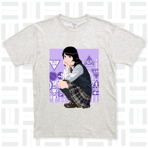 少女P ベーシックTシャツ(5.0オンス)