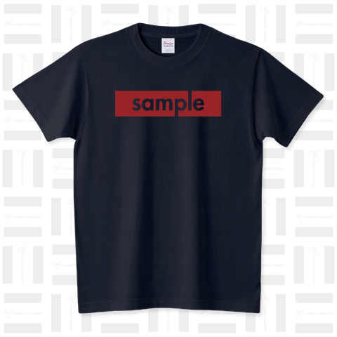 サンプル Tシャツ ~red~(ダークカラーボディ用プリント) sample Tシャツ