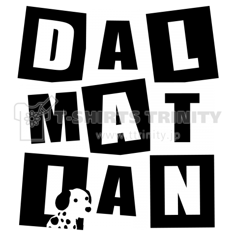 DALMATIAN BLACK & WHITE