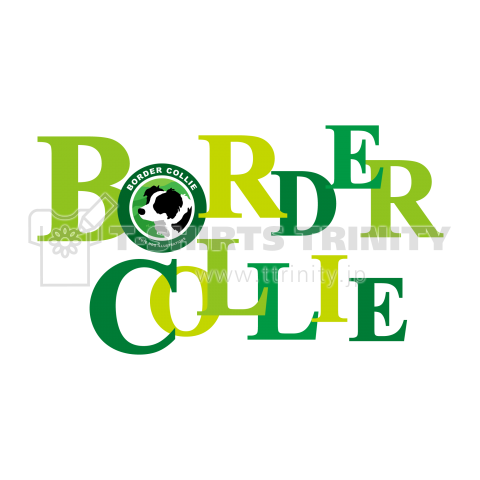 BORDER COLLIE GREEN ブレンドモード