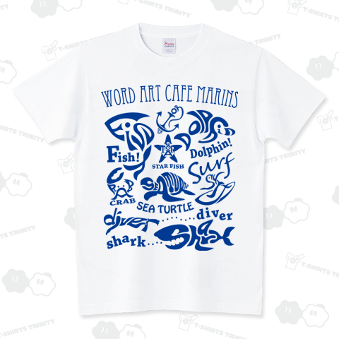 WORD ART CAFE MARINS スタンダードTシャツ(5.6オンス)