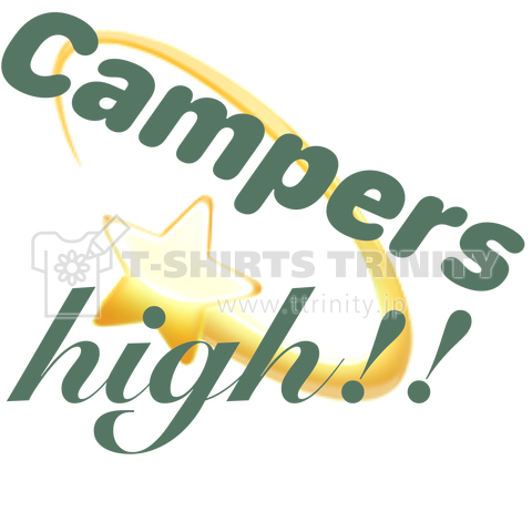 Campers high!!  Tシャツ