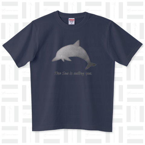 海があなたを呼んでいる#3(墨くろ) ハイグレードTシャツ(6.2オンス)