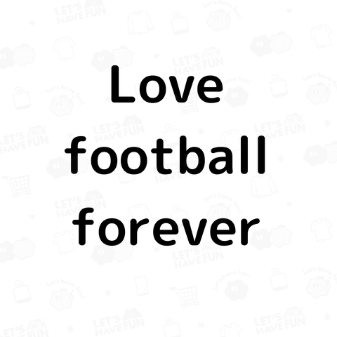 love football Tシャツ