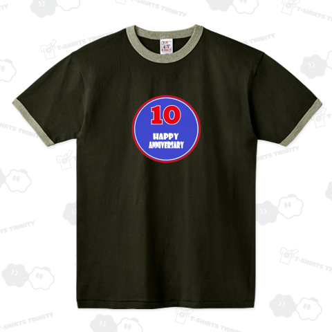 メンズ卍LINE 10th anniversary Tシャツ