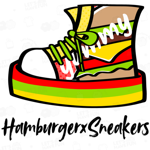 ハンバーガー×スニーカー