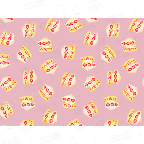 フルーツサンド(pink)
