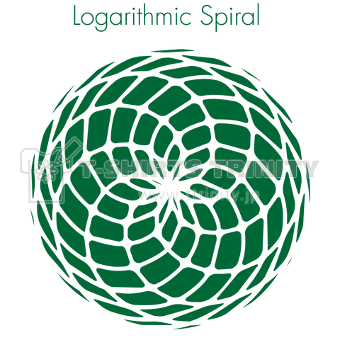 Logarithmic spiral|Tシャツ