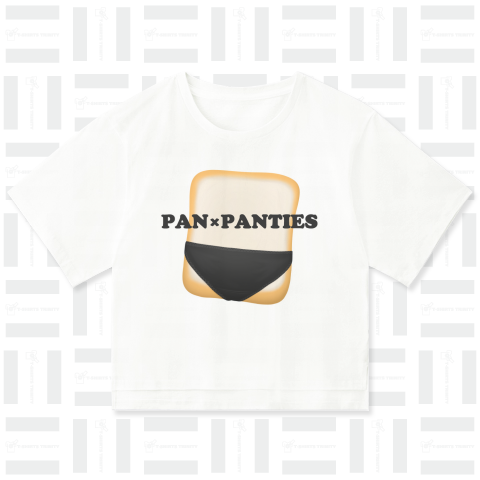 pan×panties#7 真っ黒色の無地パンティ