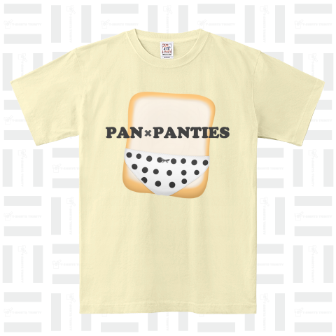 pan×panties#15 白色ベースの黒い水玉模様パンティ