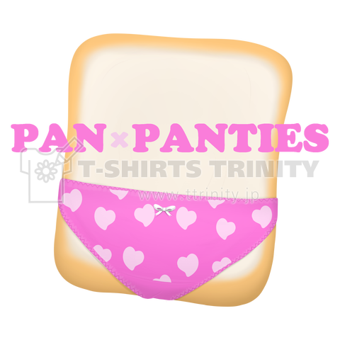 pan×panties#17 パンク色の大きなハート模様のパンティ