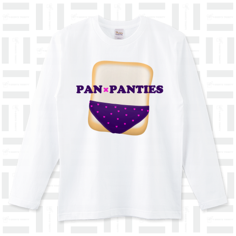 pan×panties#23 紫色ベースのハート柄パンティ