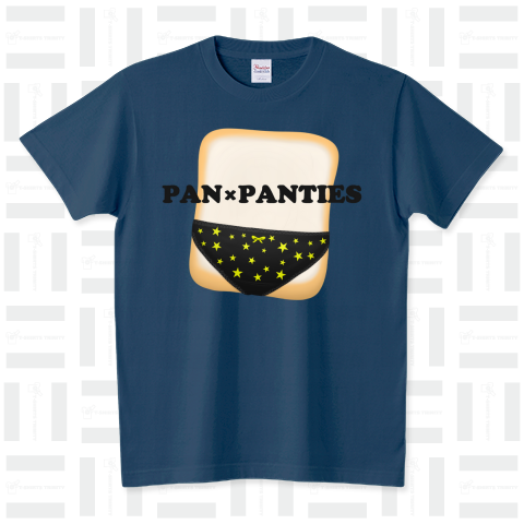 pan×panties#27 黒ベースの星柄の子供っぽいパンティ