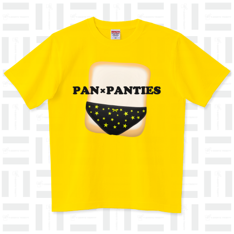 pan×panties#27 黒ベースの星柄の子供っぽいパンティ