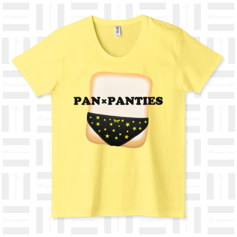 pan×panties#27 黒ベースの星柄の子供っぽいパンティ