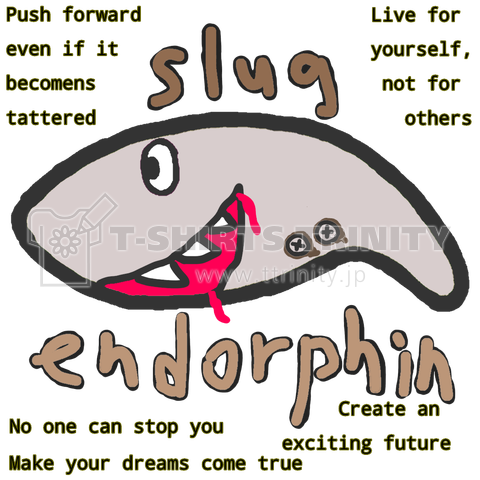 endorphin slug shark mouth tattered