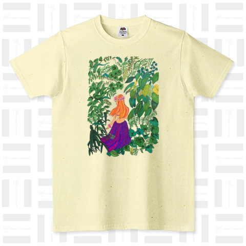 日本のフラガール FRUIT OF THE LOOM Tシャツ(4.8オンス)