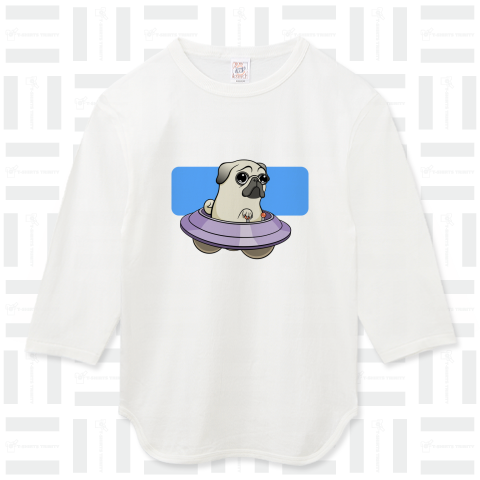 Pug on Board(フォーン)