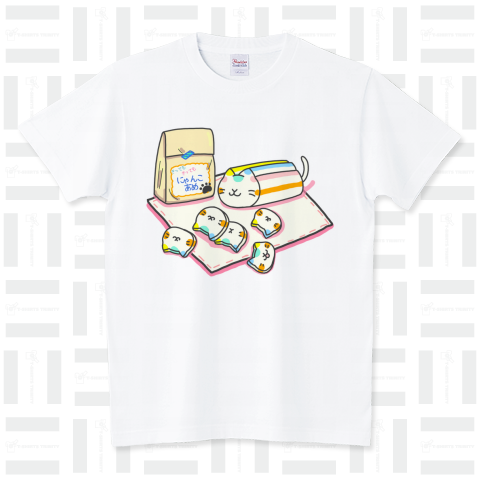 にゃんこあめ スタンダードTシャツ(5.6オンス)