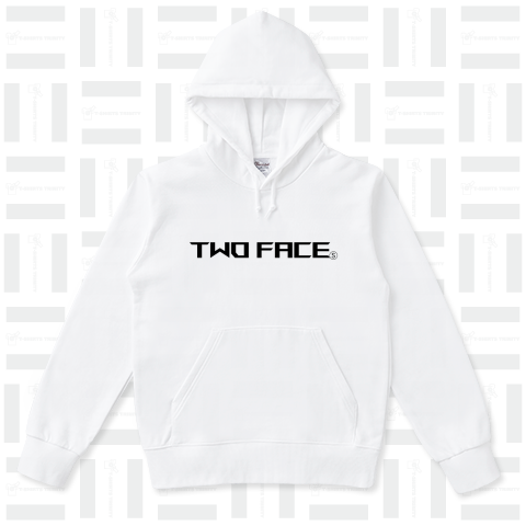 TWO FACE white#01(Hoodie)