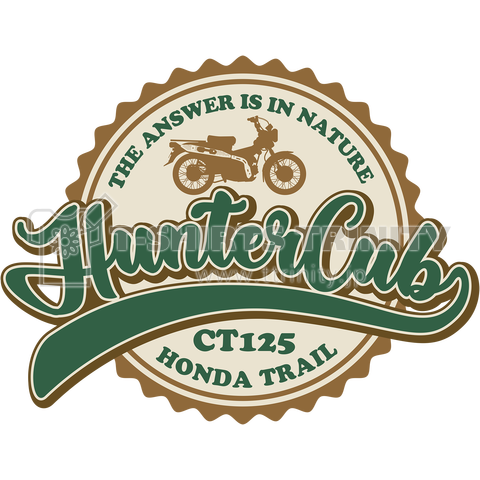 Hunter Cub ハンターカブ ベースボールチーム風 CT125【アイテム変更・カスタマイズOK】